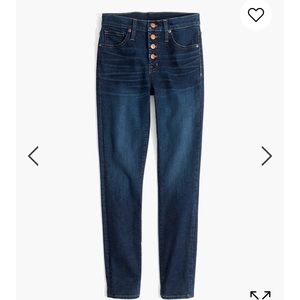 Madewell 9” high rise button fly jeans